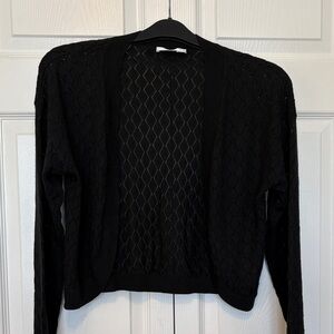Ricki's Black Open-Knit Cardigan